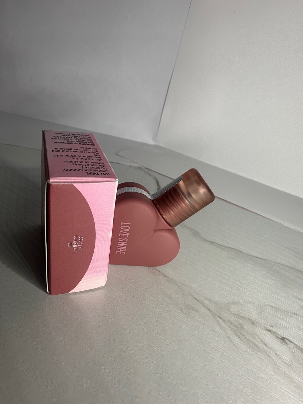 Loveswipe Heart-Shaped Pink Highlighter